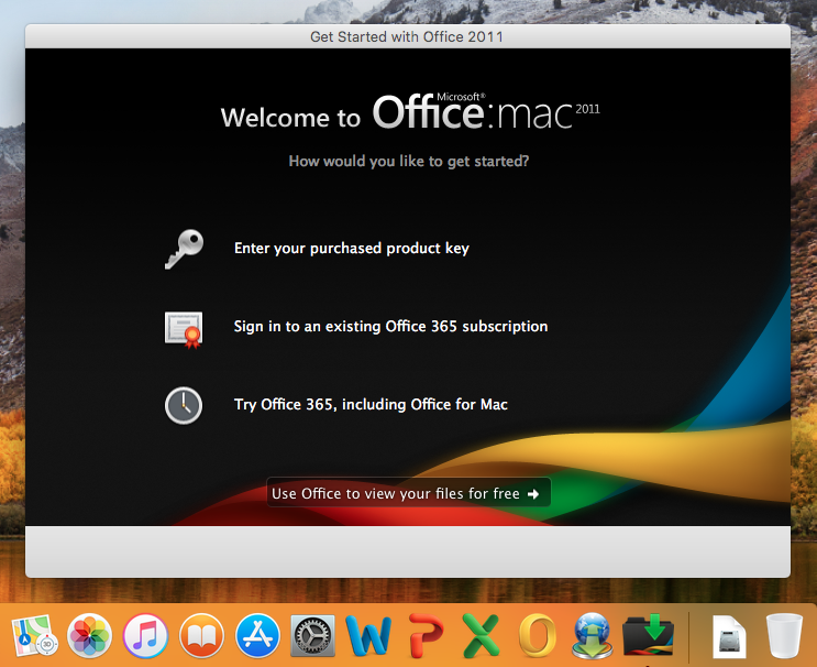 free office for mac 2017 product key